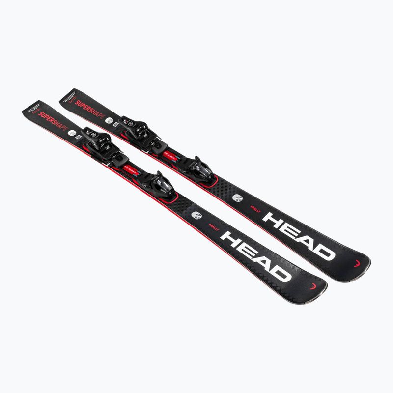 Alpine skis HEAD Supershape e-Rally SW BB-PR + PRD 12 GW black/red 2