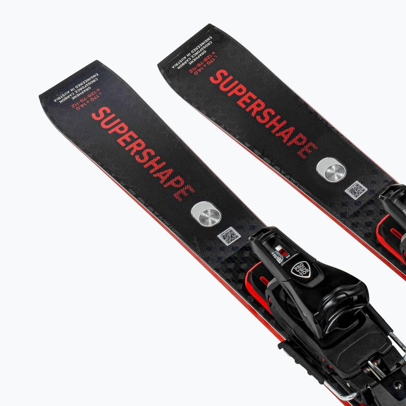 Alpine skis HEAD Supershape e-Rally SW BB-PR + PRD 12 GW black/red 4