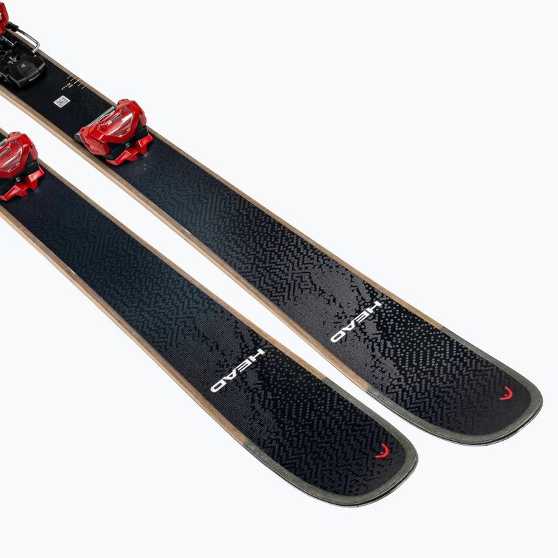 Alpine skis HEAD Kore 100 Ti + bindings Attack 14 GW black/red 4