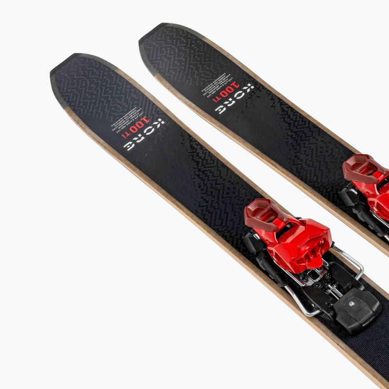 Alpine skis HEAD Kore 100 Ti + bindings Attack 14 GW black/red 5
