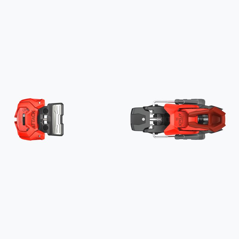 Alpine skis HEAD Kore 100 Ti + bindings Attack 14 GW black/red 10