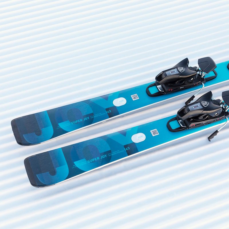 Women's alpine skis HEAD e-Super Joy SW SLR BB Joy Pro + bindings Joy 11 GW SLR blue/black 14