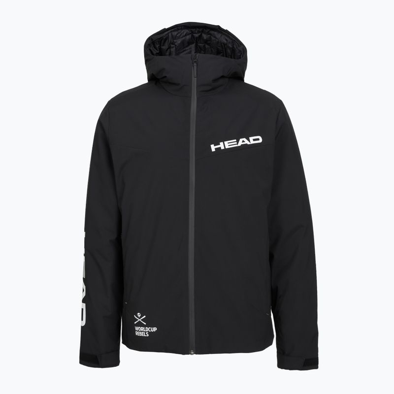 Men's ski jacket HEAD Race black/black