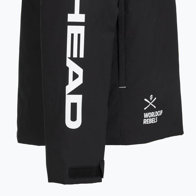 Men's ski jacket HEAD Race black/black 5