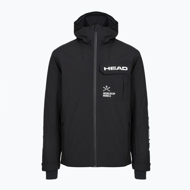 Men's ski jacket HEAD Race Nova black/black
