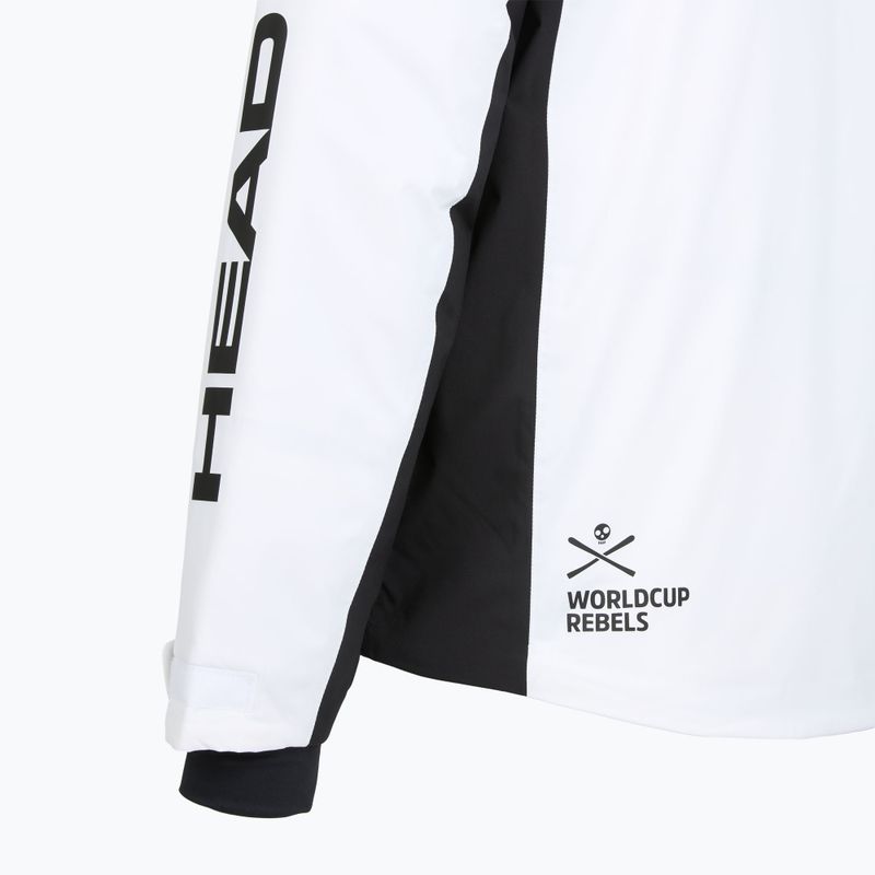Men's ski jacket HEAD Race Nova black/white 5
