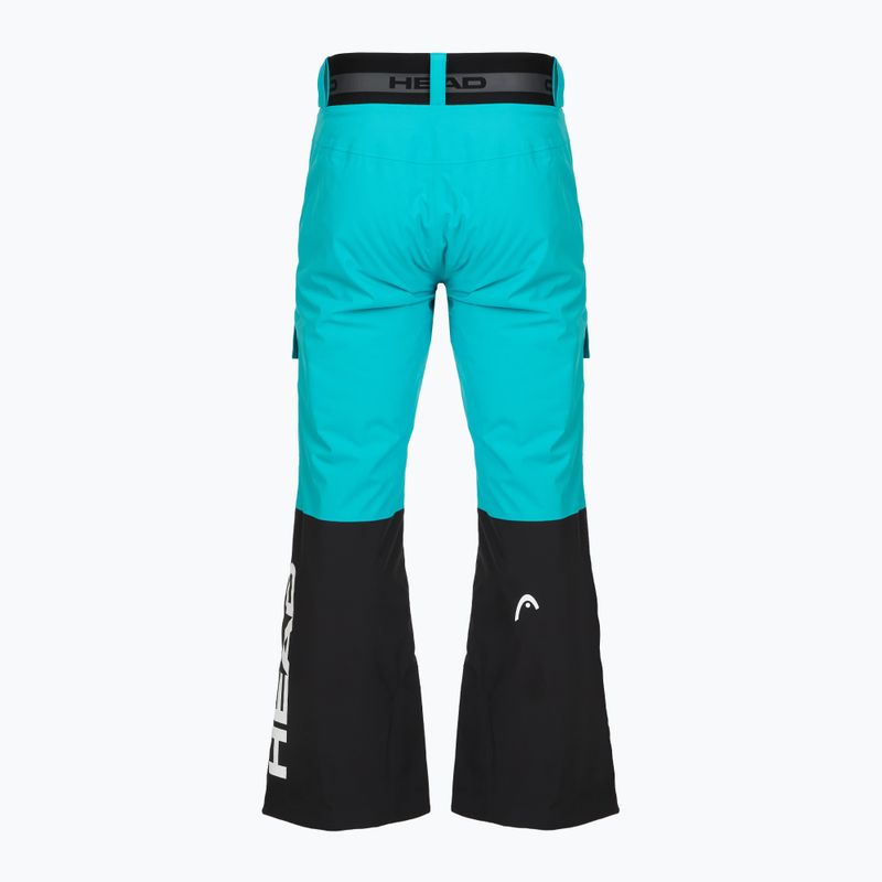 Men's ski trousers HEAD Race Nova black/blue 2