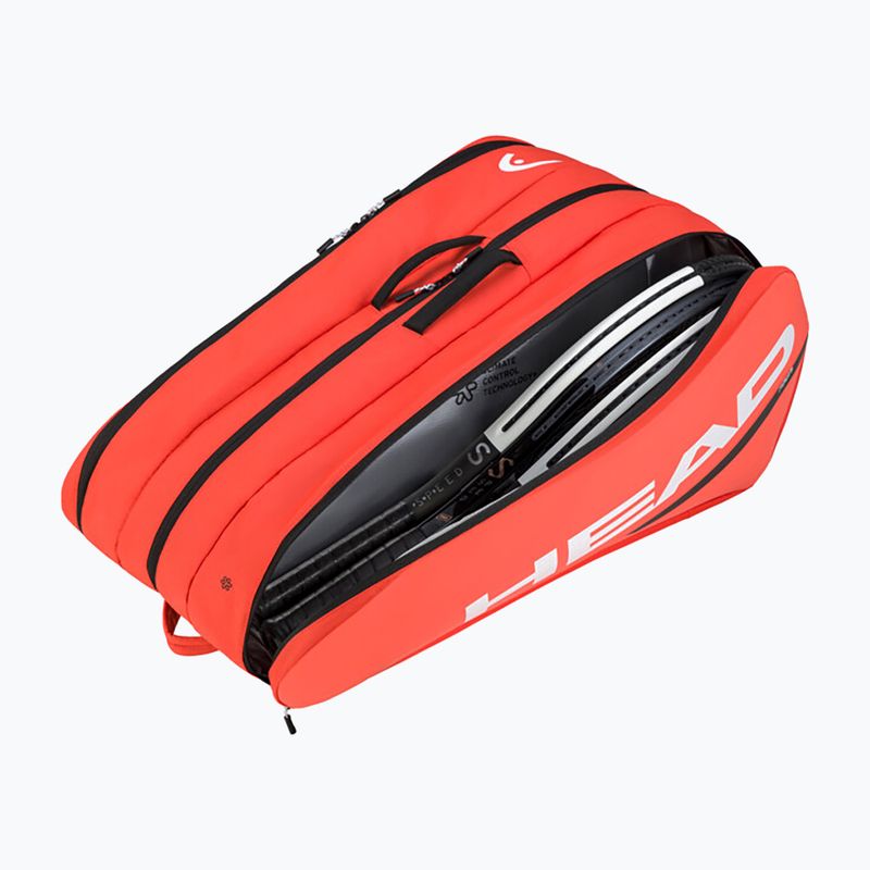 HEAD Tour Racquey tennis bag XL 95 l fluo orange 2
