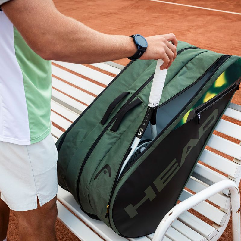 HEAD Team Racquet Tennis Bag XL thyme/banana 6