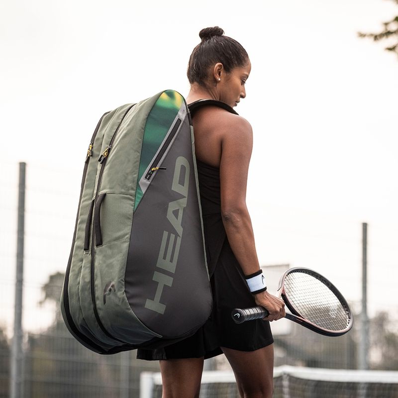 HEAD Team Racquet Tennis Bag XL thyme/banana 9