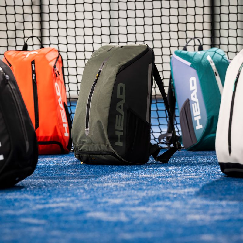 HEAD Tour 25L thyme/banana tennis backpack 4