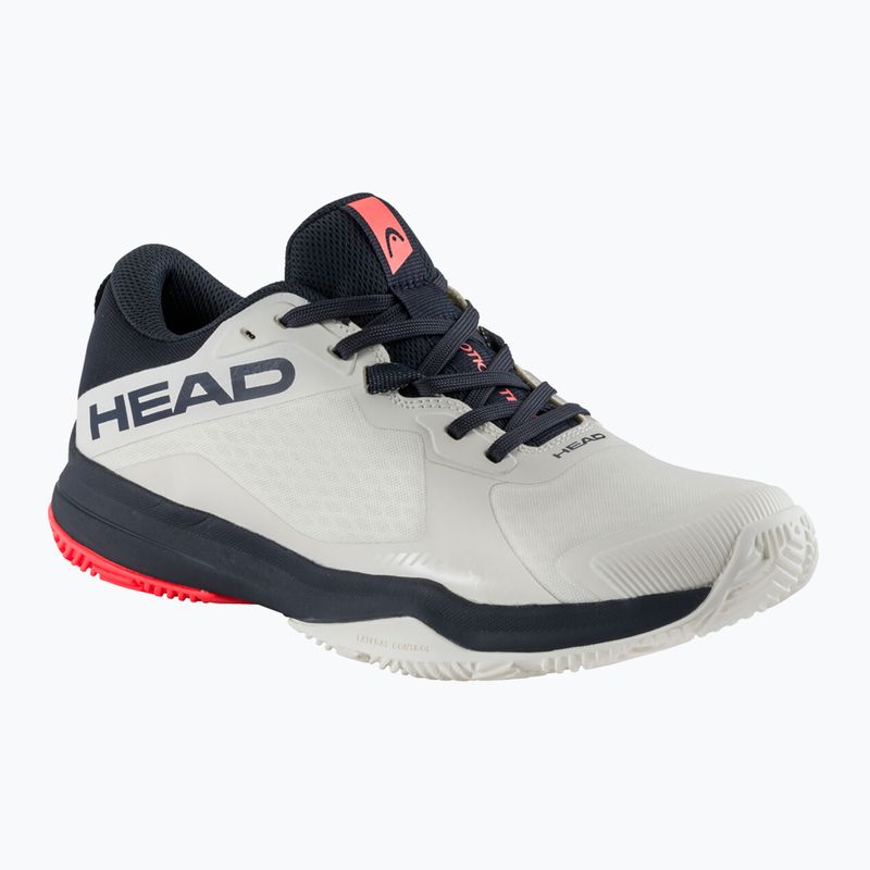 Men's HEAD Motion Team Padel shoes white/blueberry 8