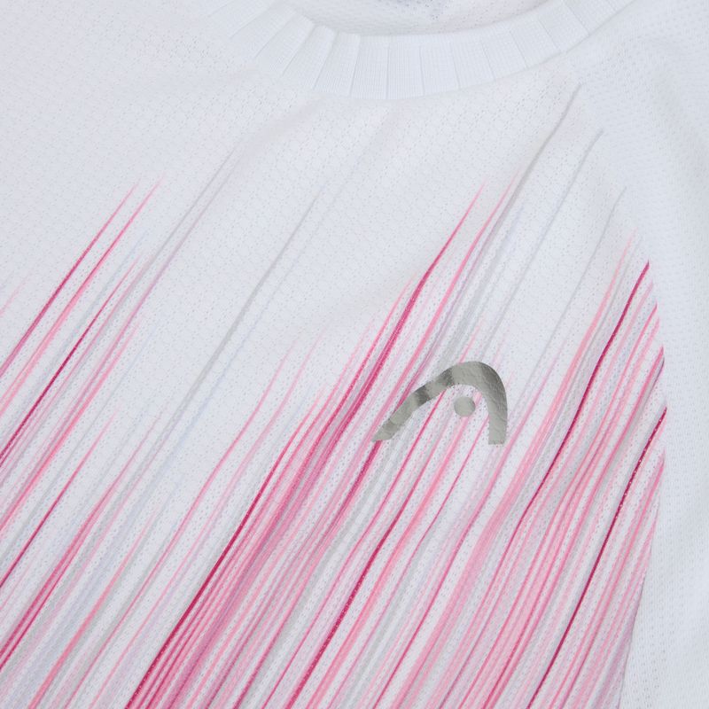 HEAD Performance women's tennis shirt vivid pink/print perf 3