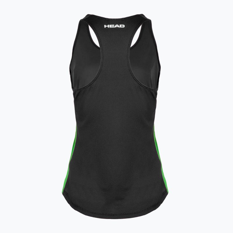 Women's tennis tank top HEAD Spirit Tank Top black 2