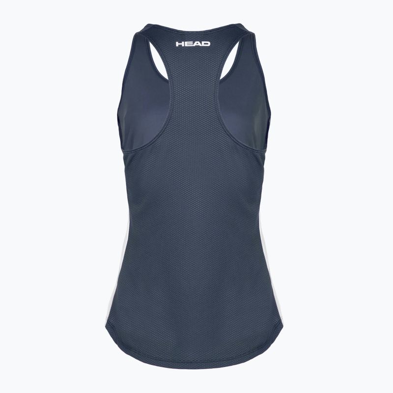 Women's tennis tank top HEAD Spirit Tank Top navy 2