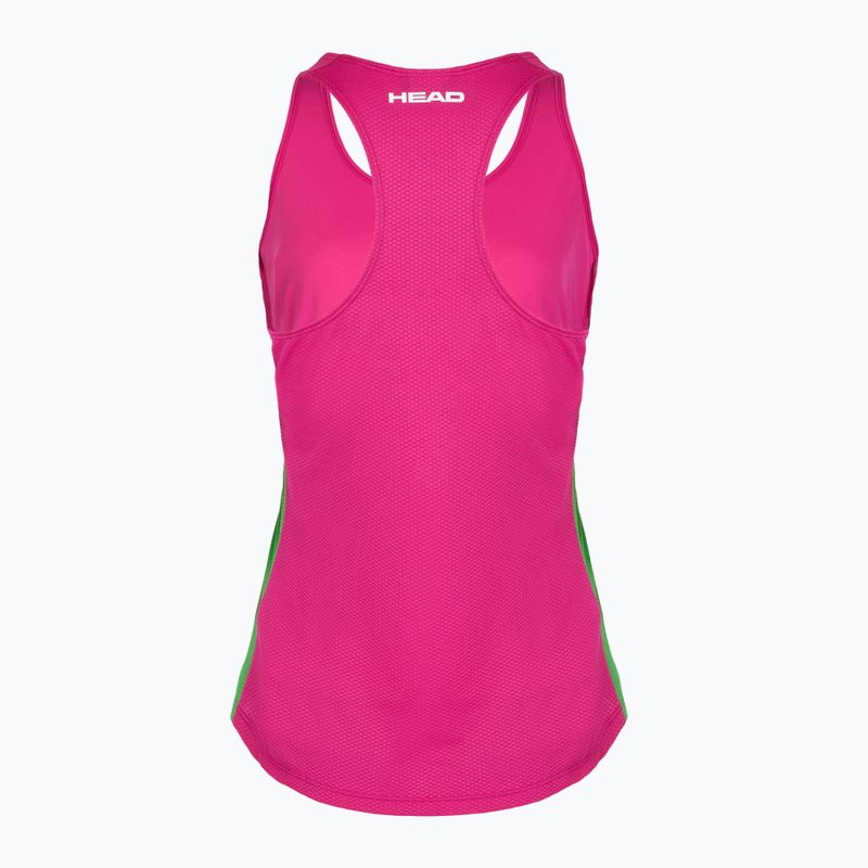 Women's tennis tank top HEAD Spirit Tank Top vivid pink 2