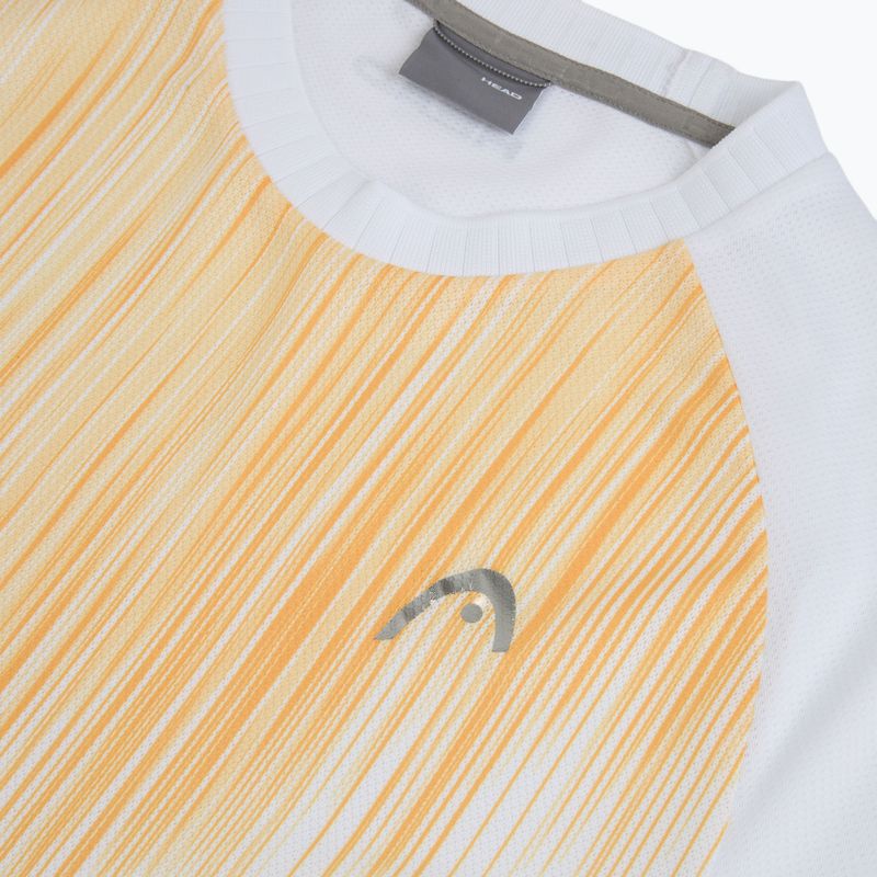 Men's tennis shirt HEAD Performance print white 3