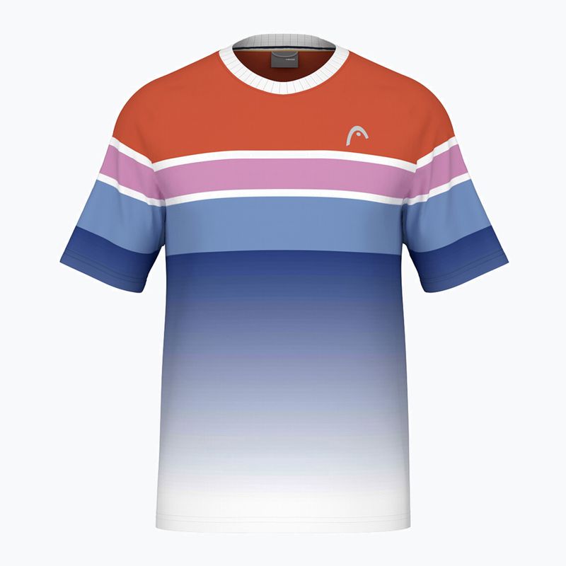 HEAD Performance Mc Paris orange alert/royal men's tennis shirt