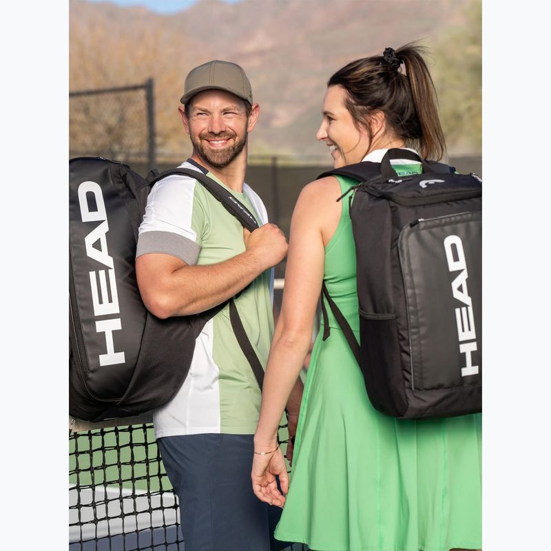 Backpack HEAD Pro Pickleball Backpack 26 l black/white 4