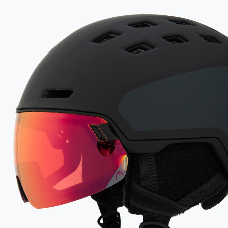 HEAD Radar Pro ski helmet black/red yellow 8