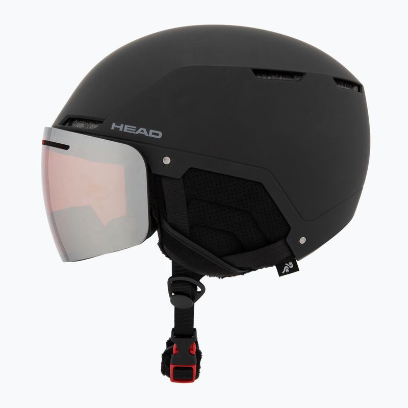 HEAD Cinema ski helmet black/silver red 3
