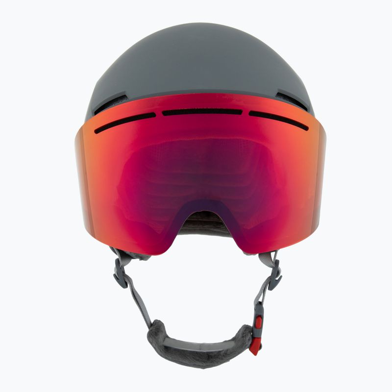 Women's ski helmet HEAD Cinema Pro W grey/red yellow 2
