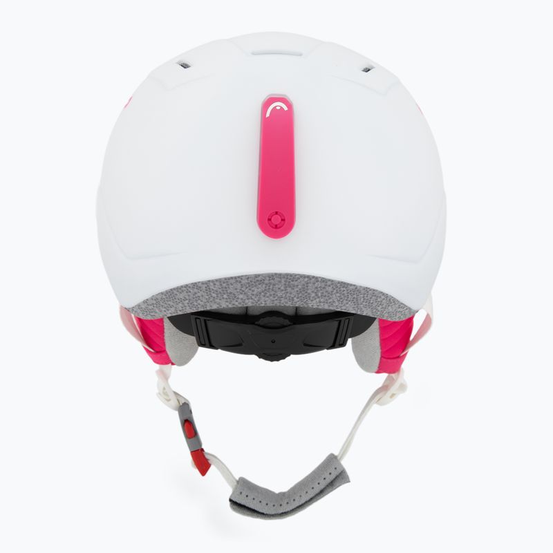 HEAD Children's Ski Helmet Maja Visor white/silver red 4