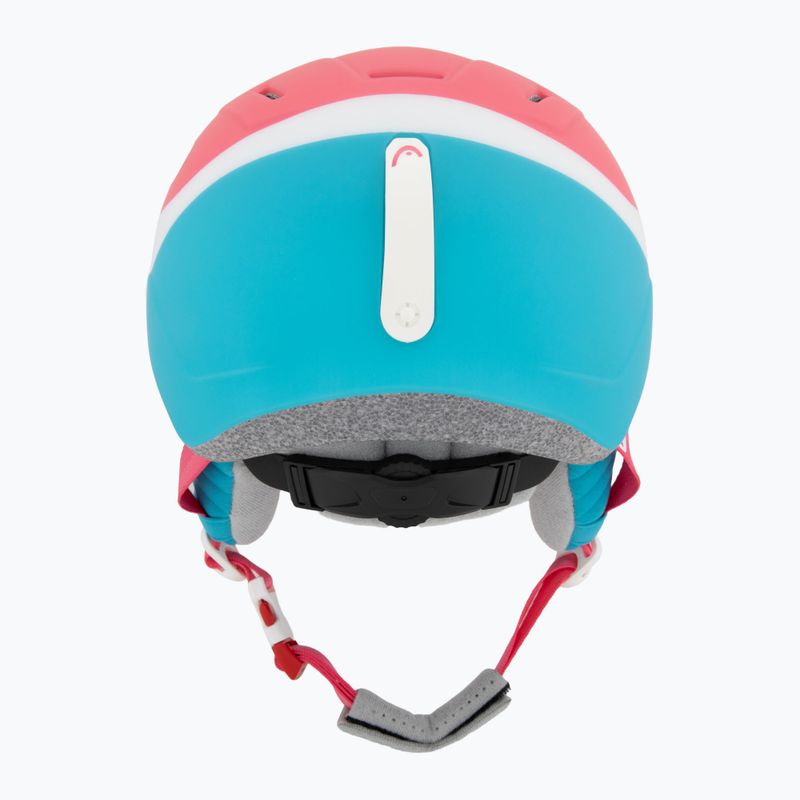 HEAD Children's Ski Helmet Maja Visor pink/blue/silver red 4