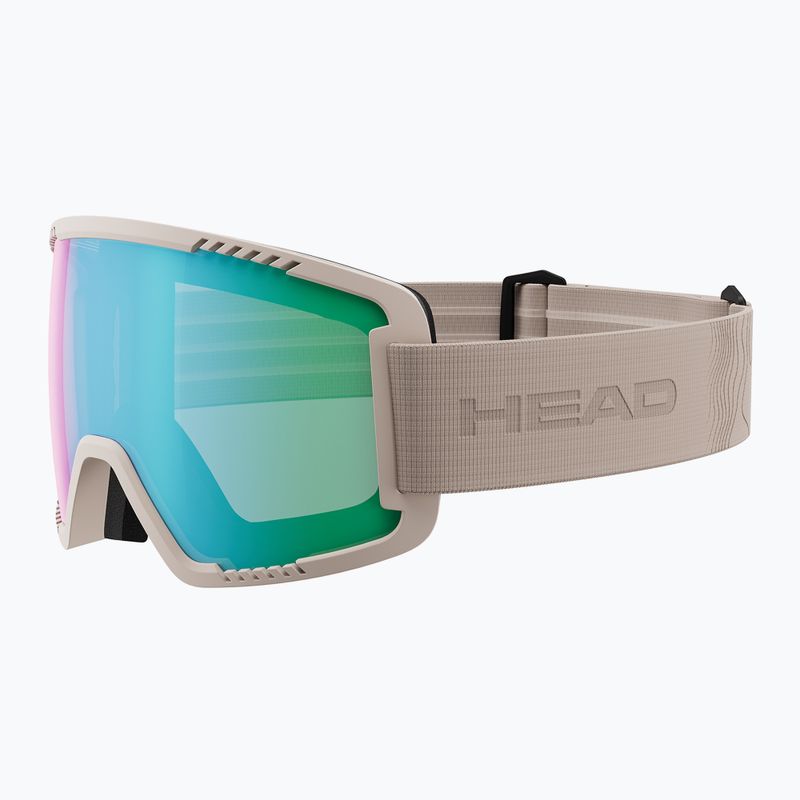 HEAD Contex green/sand/fmr blue green ski goggles 5