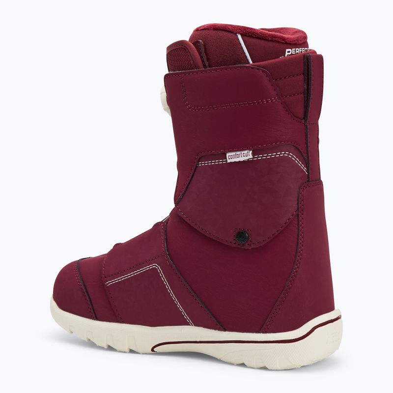 Women's snowboard boots HEAD Galore LYT Boa Coiler burgundy 2