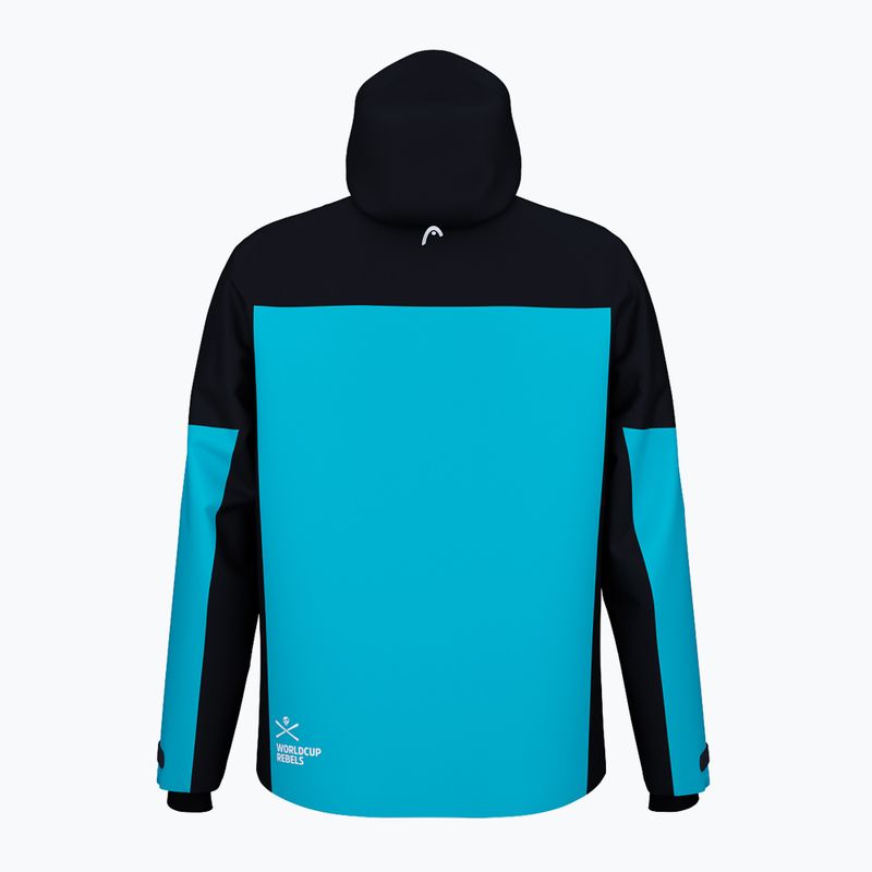 HEAD Race Nova black/blue men's ski jacket 2