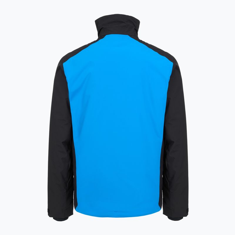 Men's ski jacket HEAD Supershape II print/ocean blue 7