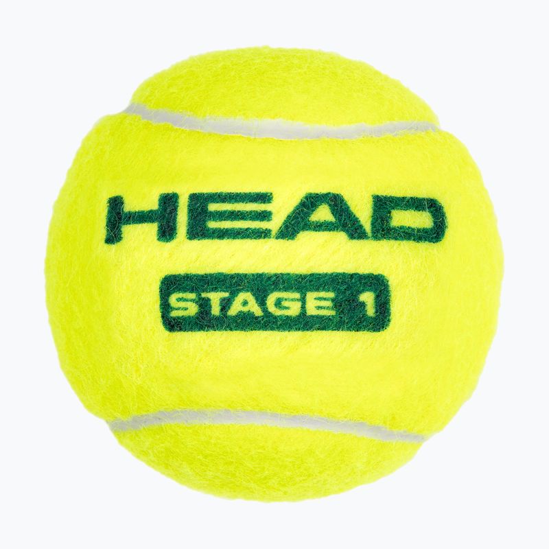 HEAD Stage 1 children's tennis balls 3 pcs green 3