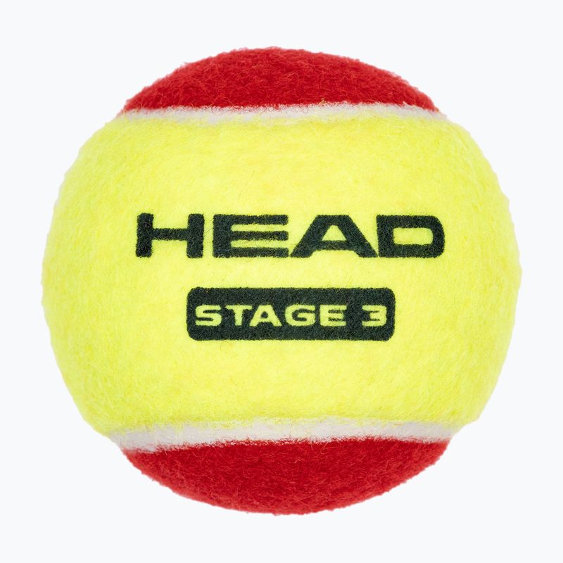 HEAD Stage 3 children's tennis balls 3 pcs red 3