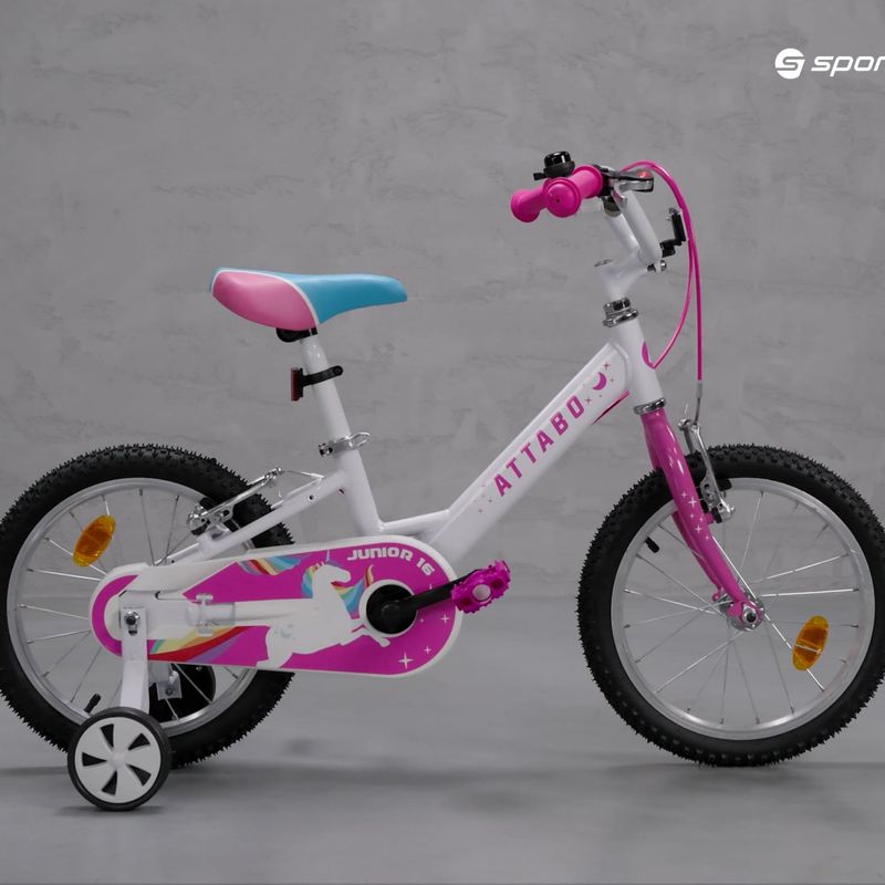 Children's bicycle ATTABO Junior 16" pink AKB-16B 21