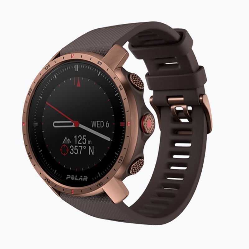 Polar brown Grit X Pro watch