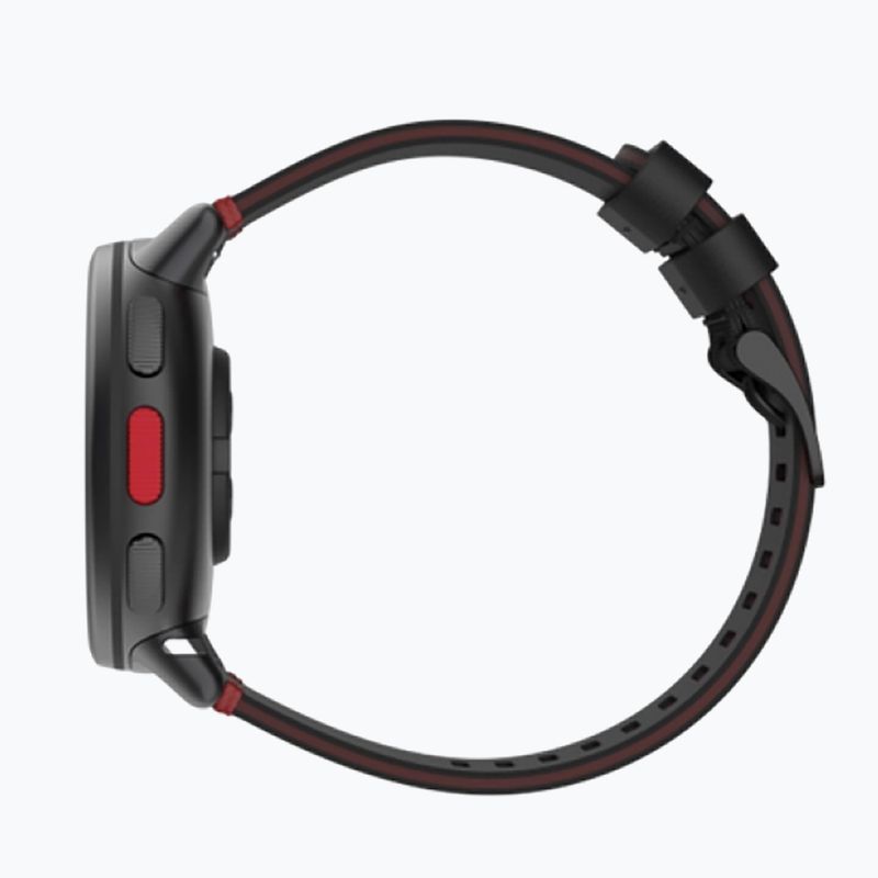 Polar black and red Vantage V2 Shift watch 3