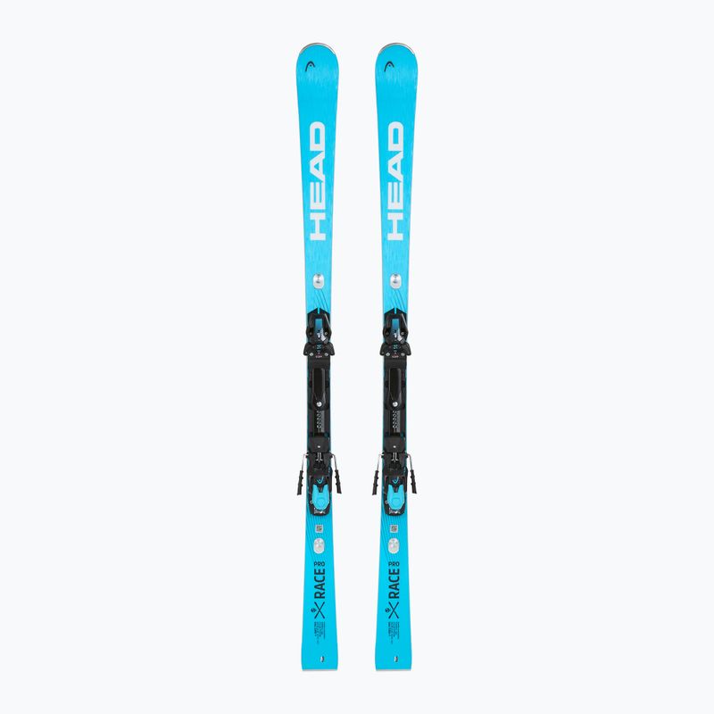 HEAD WC Rebels e-Race Pro RP WCR 14 downhill ski + Freeflex 14 GW bindings blue/white