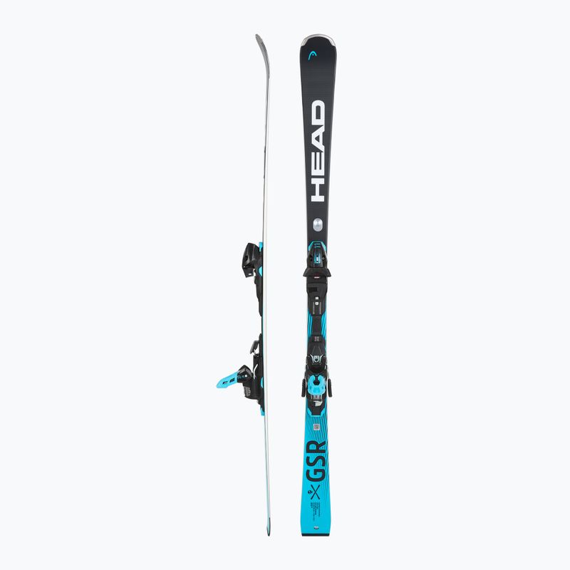 HEAD Worldcup Rebels e.GSR downhill ski + bindings PR 11 GW black/blue 2