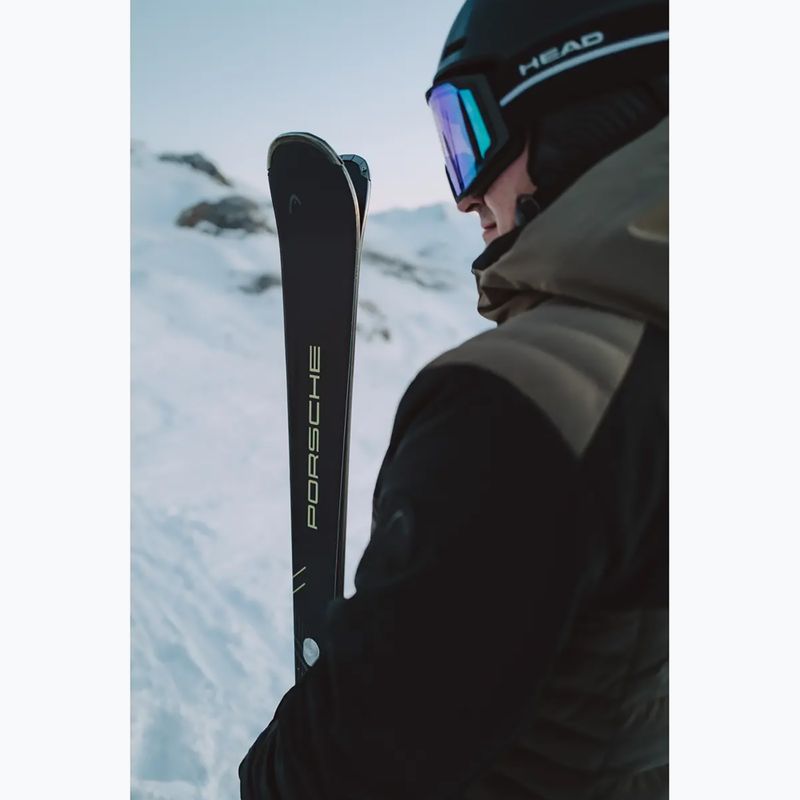 HEAD Porsche 7 Series SW BB-PR downhill skis + Protector PR 13 GW bindings black/yellow 11