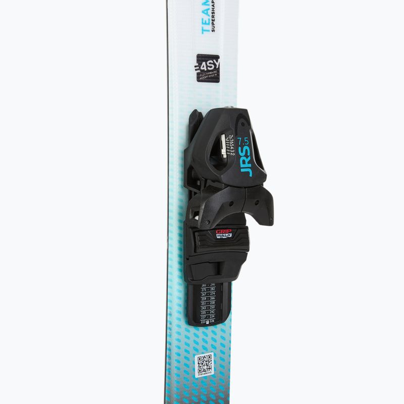 Children's Downhill Skis HEAD Supershape Team Easy JRS + Bindings Jrs 7.5 GW CA white/blue 4