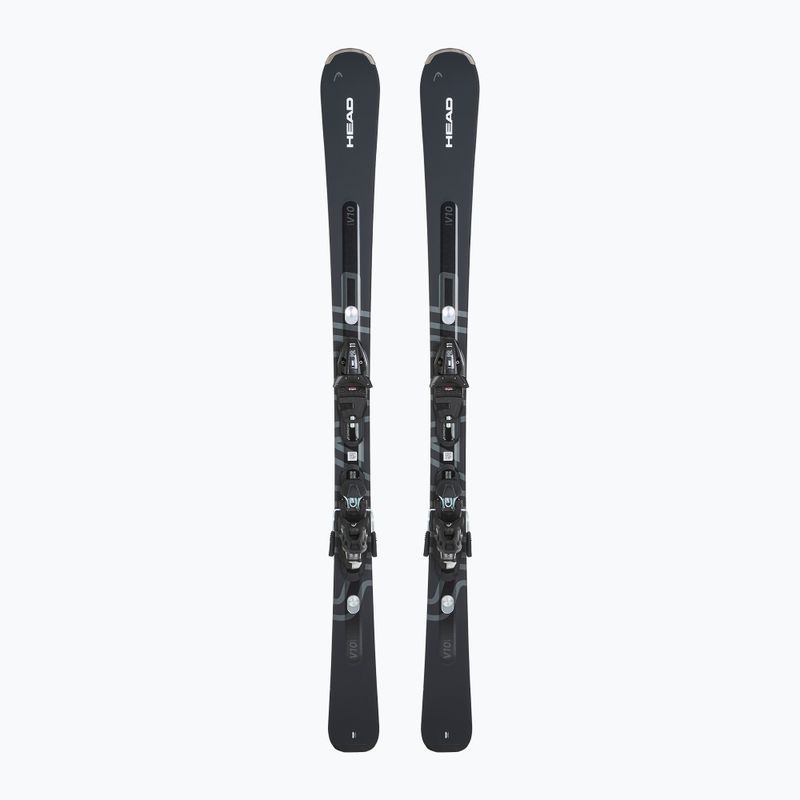 HEAD Shape e-V10 SW AMT-PR downhill skis + PR 11 GW anthracite/grey bindings