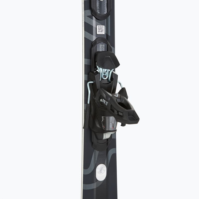 HEAD Shape e-V10 SW AMT-PR downhill skis + PR 11 GW anthracite/grey bindings 5