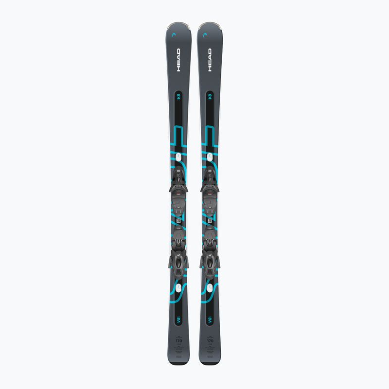 HEAD Shape e-V8 SW AMT-PR downhill ski + bindings PR 11 GW anthracite/blue