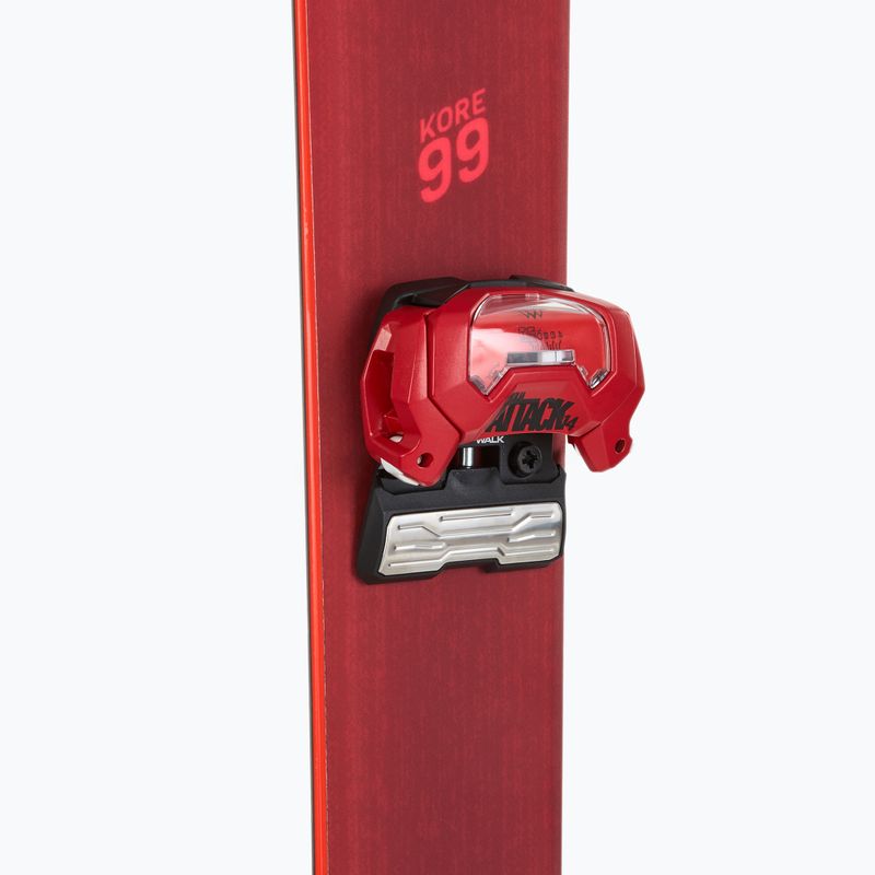 HEAD Kore 99 downhill ski + bindings Attack 14 GW red/anthracite 4
