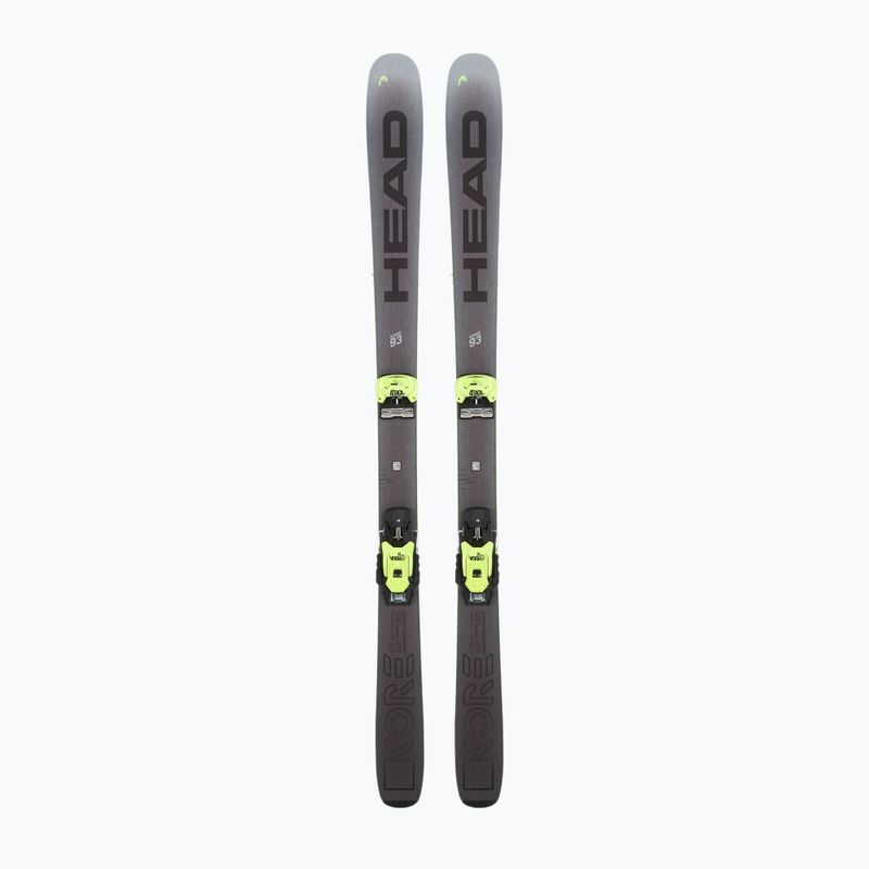 HEAD Kore 93 downhill ski + bindings Attack 14 GW yellow/anthracite
