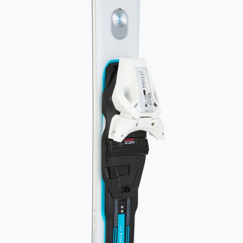 HEAD e-Power Joy SW BB-PR women's downhill ski + bindings Joy 12 GW PRD silver/white 4