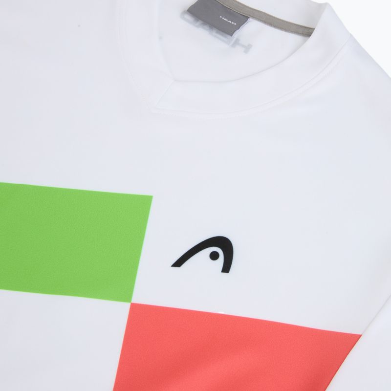 HEAD men's tennis shirt Topspin gi/print perf m 6