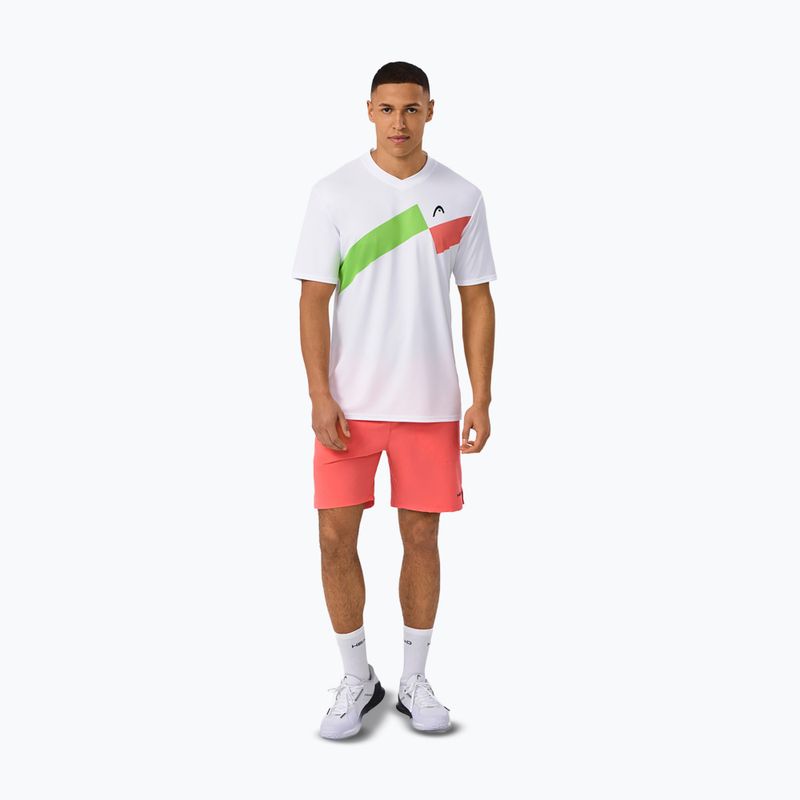 HEAD men's tennis shirt Topspin gi/print perf m 2