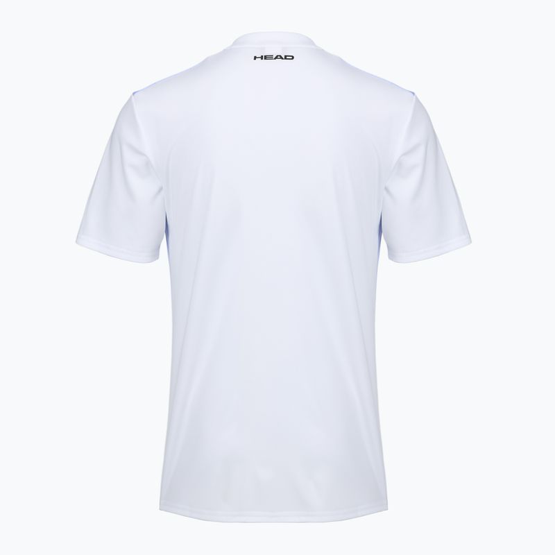 HEAD men's tennis shirt Topspin print vision m/navy 2